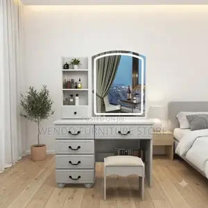 Dressers; White Home Dressing Room Artistic Vanity Set