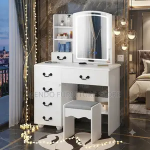 Dressers; White Home Dressing Room Artistic Vanity Set