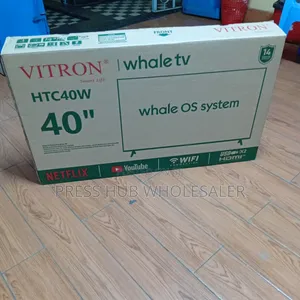 Vitron 40 Inch Smart TV | Whale OS System | Frameless Digital TV