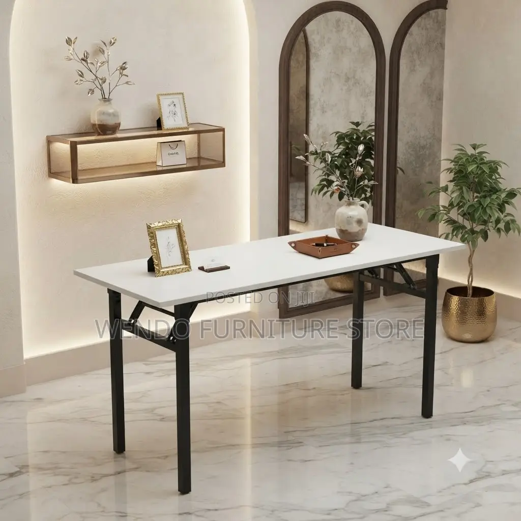 Office Desk; Foldable Home Office Meeting Comp Table
