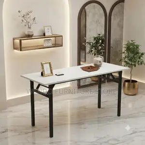 Office Desk; Foldable Home Office Meeting Comp Table