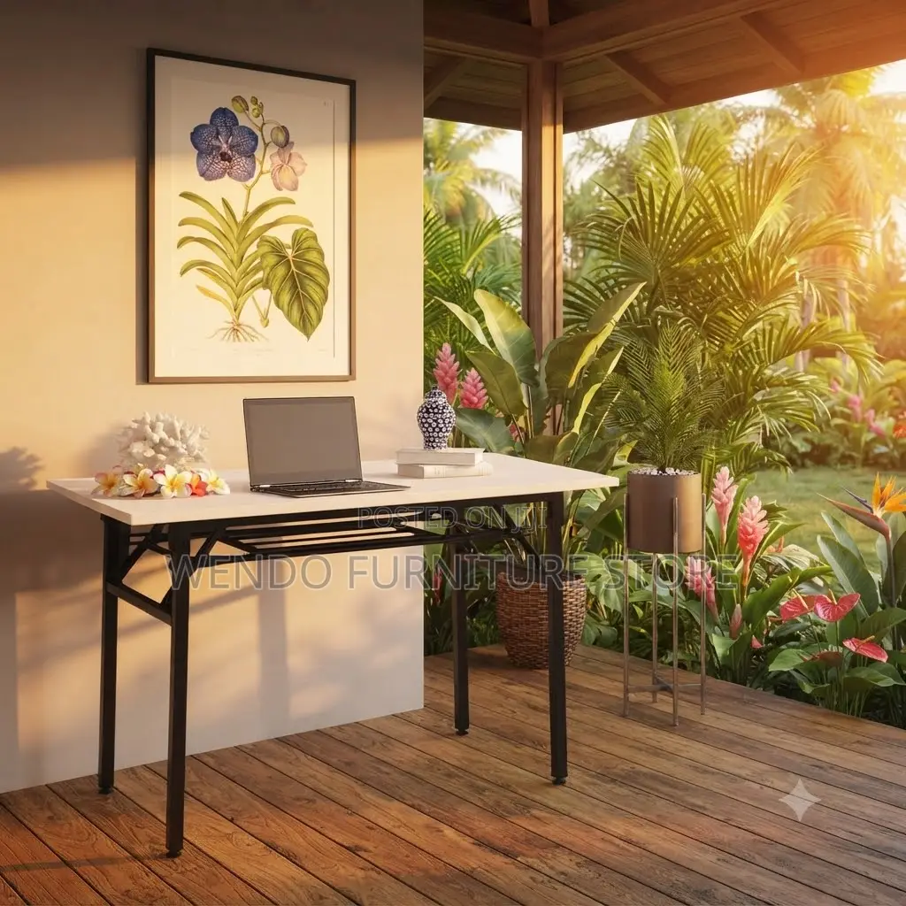 Office Desk; Foldable Home Office Meeting Comp Table