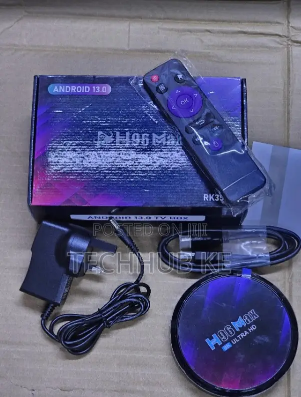 Android 13 H96 Max TV Box 4GB 32GB WiFi 6 Media Player