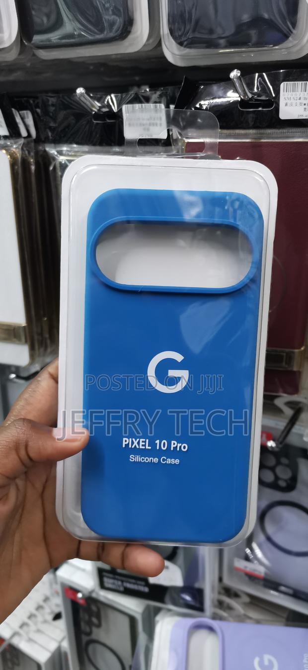 Blue Google Pixel 10 Pro Silicone Case Soft-Touch Matte Finish - main view