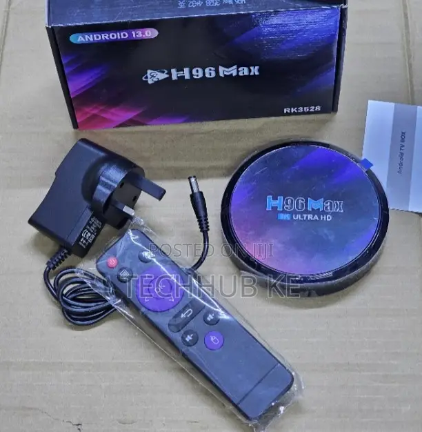 H96 Max Android 13 TV Box 4GB 32GB for Netflix YouTube