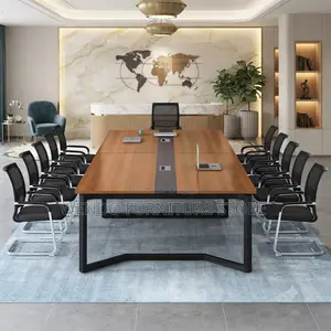 Boardroom Table; 2.4 Meters Modern Staff Members Office Meeting Table