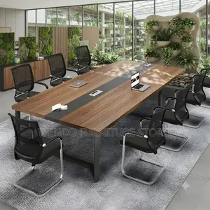 Boardroom Table; 2.4 Meters Modern Staff Members Office Meeting Table