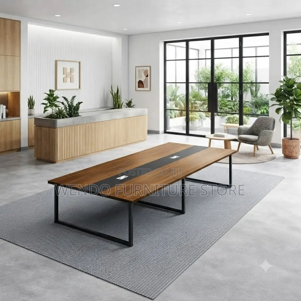 Boardroom Table; 2.4 Meters Modern Staff Members Office Meeting Table