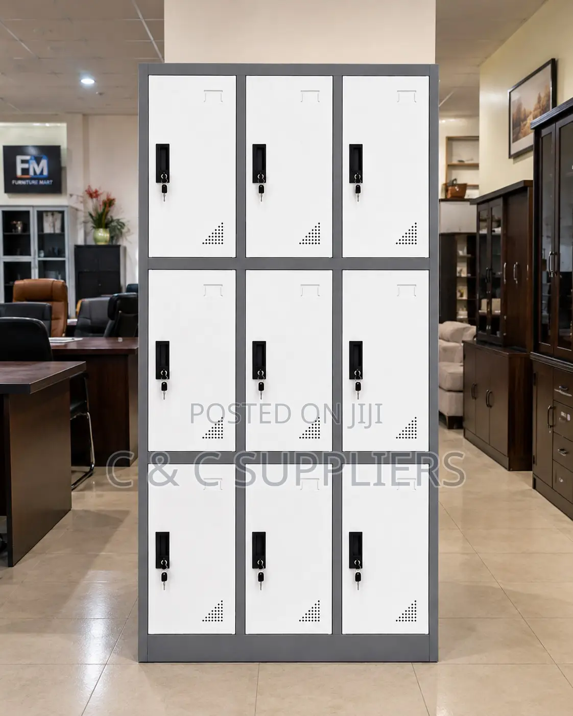 9 Door Storage Staff Locker Cabinet.