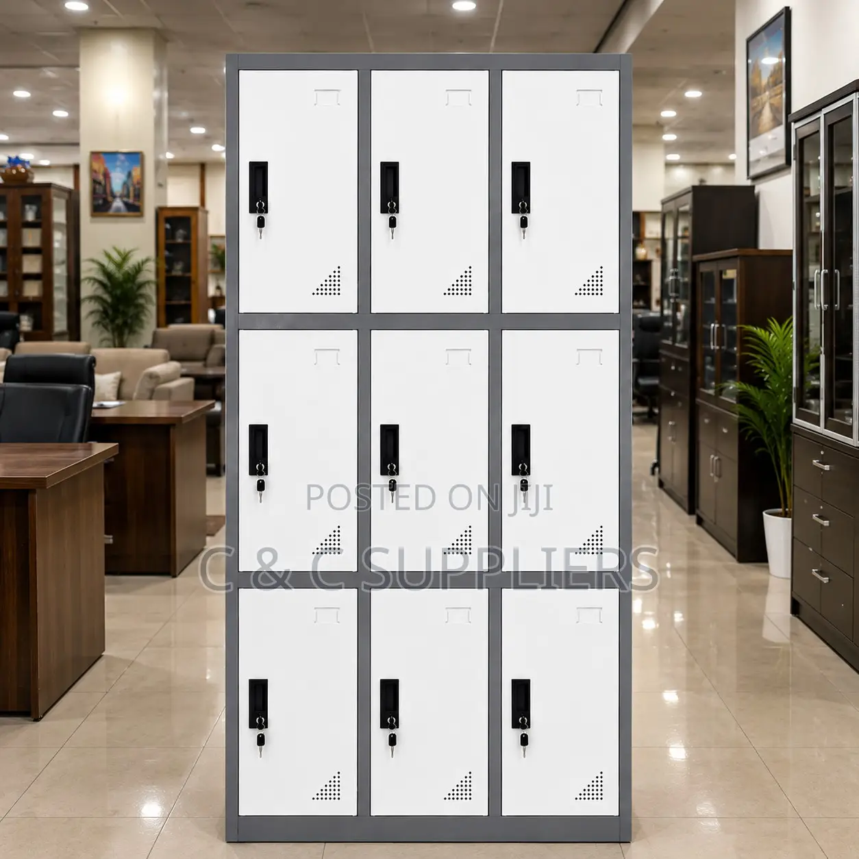 9 Door Storage Staff Locker Cabinet.