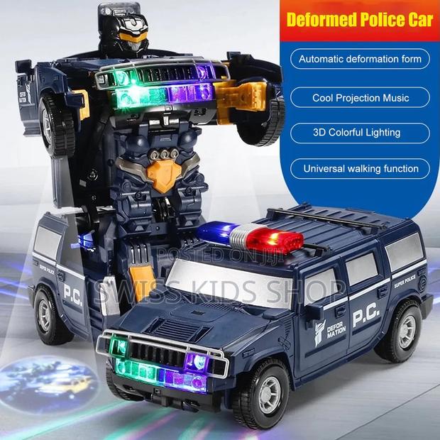 Police Transformer Robot Car - thumbnail 2