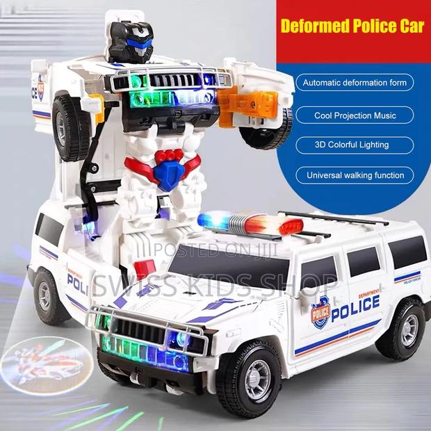 Police Transformer Robot Car - thumbnail 3