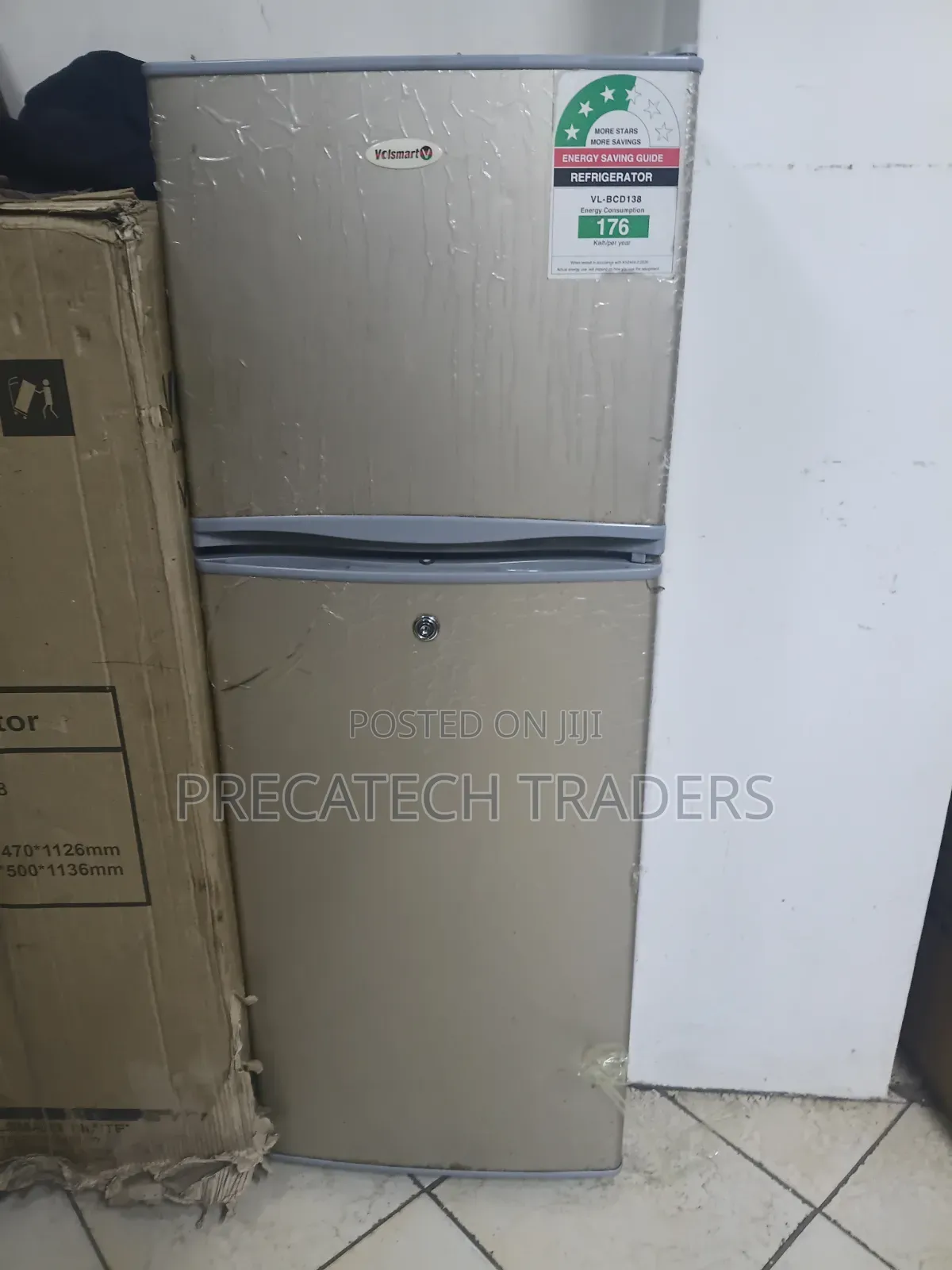 Volsmart 138L Double Door Refrigerator