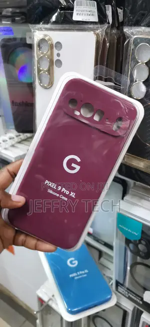 Google Pixel 9 Pro XL, Featuring the Google "G" Logo Maroon Cover