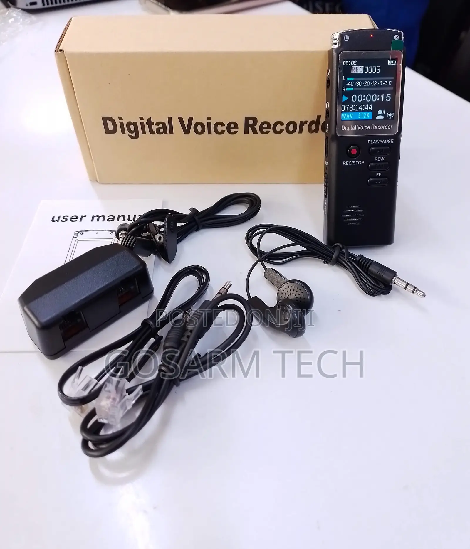 T60 Mini Digital Voice Recorder 16GB With Recording Device