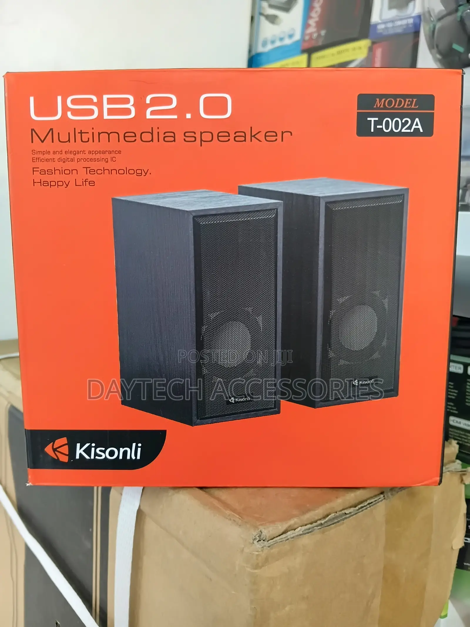 Wooden Wired Speaker Laptop/Desktop Speaker Kisonli T-002a