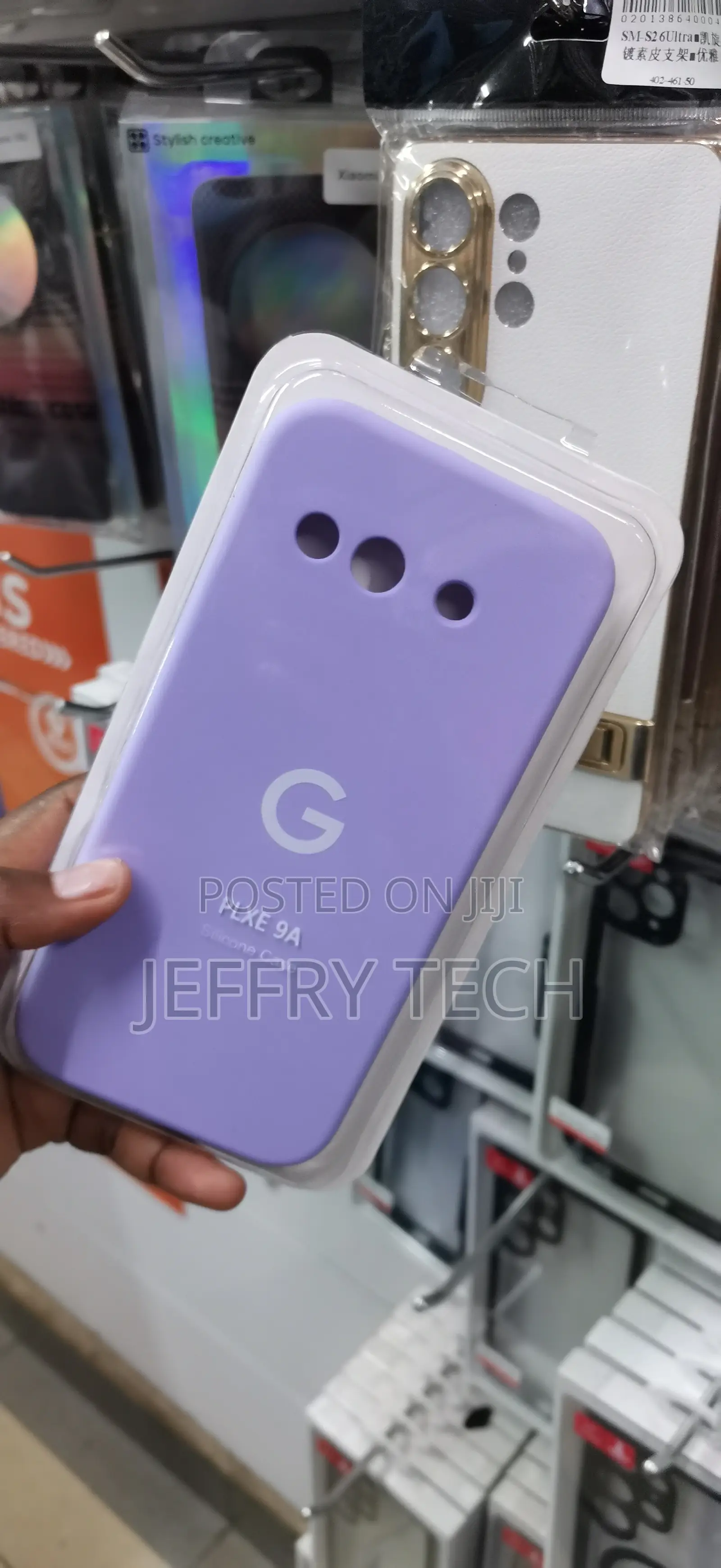 Google Pixel 9a- Soft Lilac-Purple Silicone Phone Case