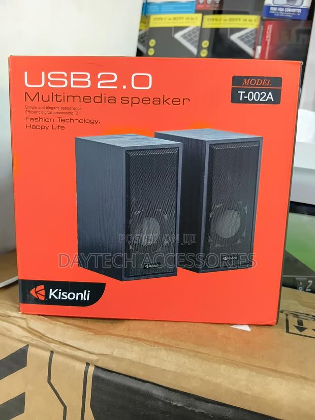 Kisonli T-002a Multimedia Speaker - Wooden - main view
