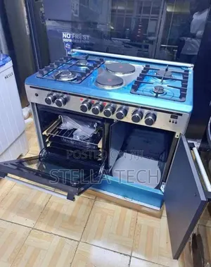60*90 Haier 4+2 Standing Cooker With Gas Compartment and Sensor