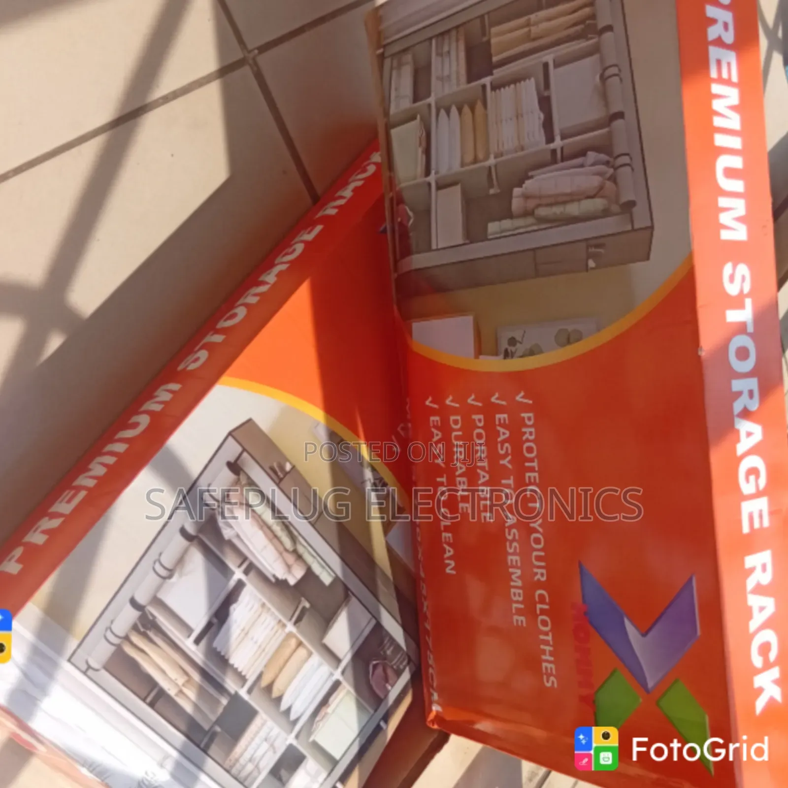 Portable Bedroom Wardrobe With Metal Frame