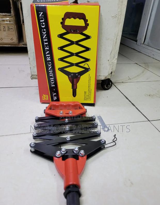 Folding Rivet Gun/Adjustable Rivet Gun