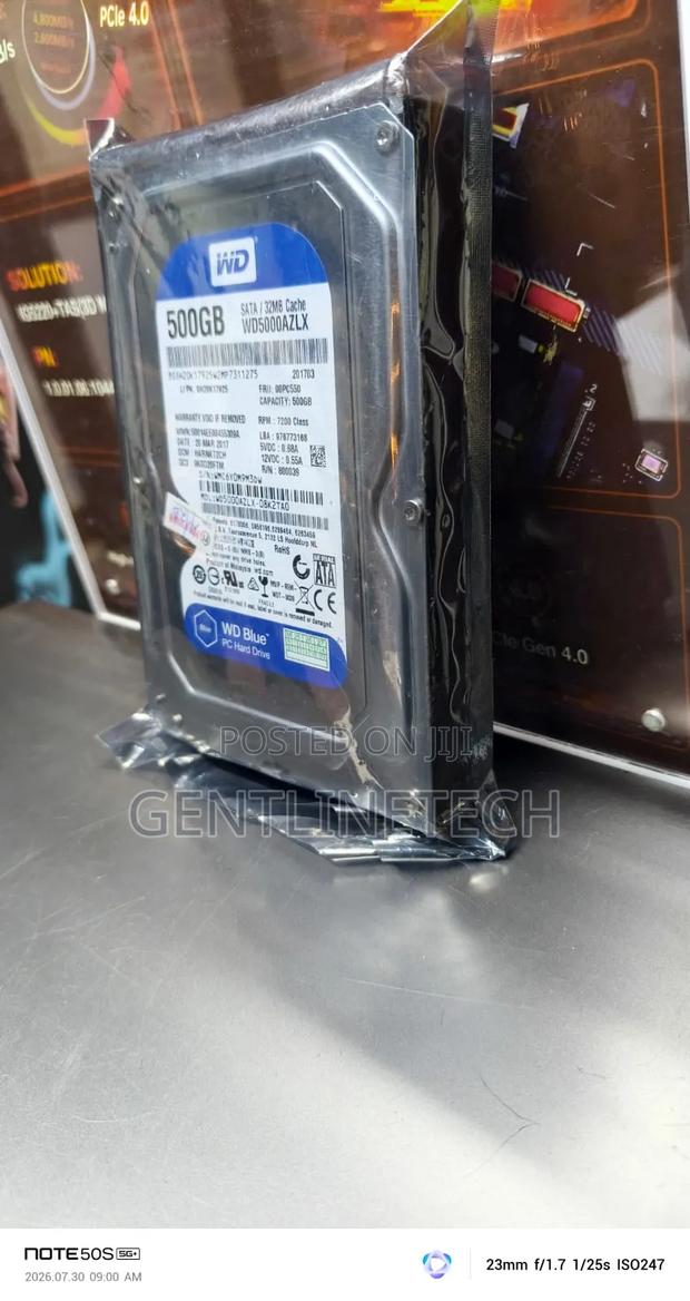 WD 500GB 2.5" SATA Laptop Hard Disk