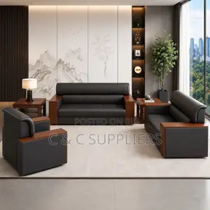 5-Seater Leather Sofa.