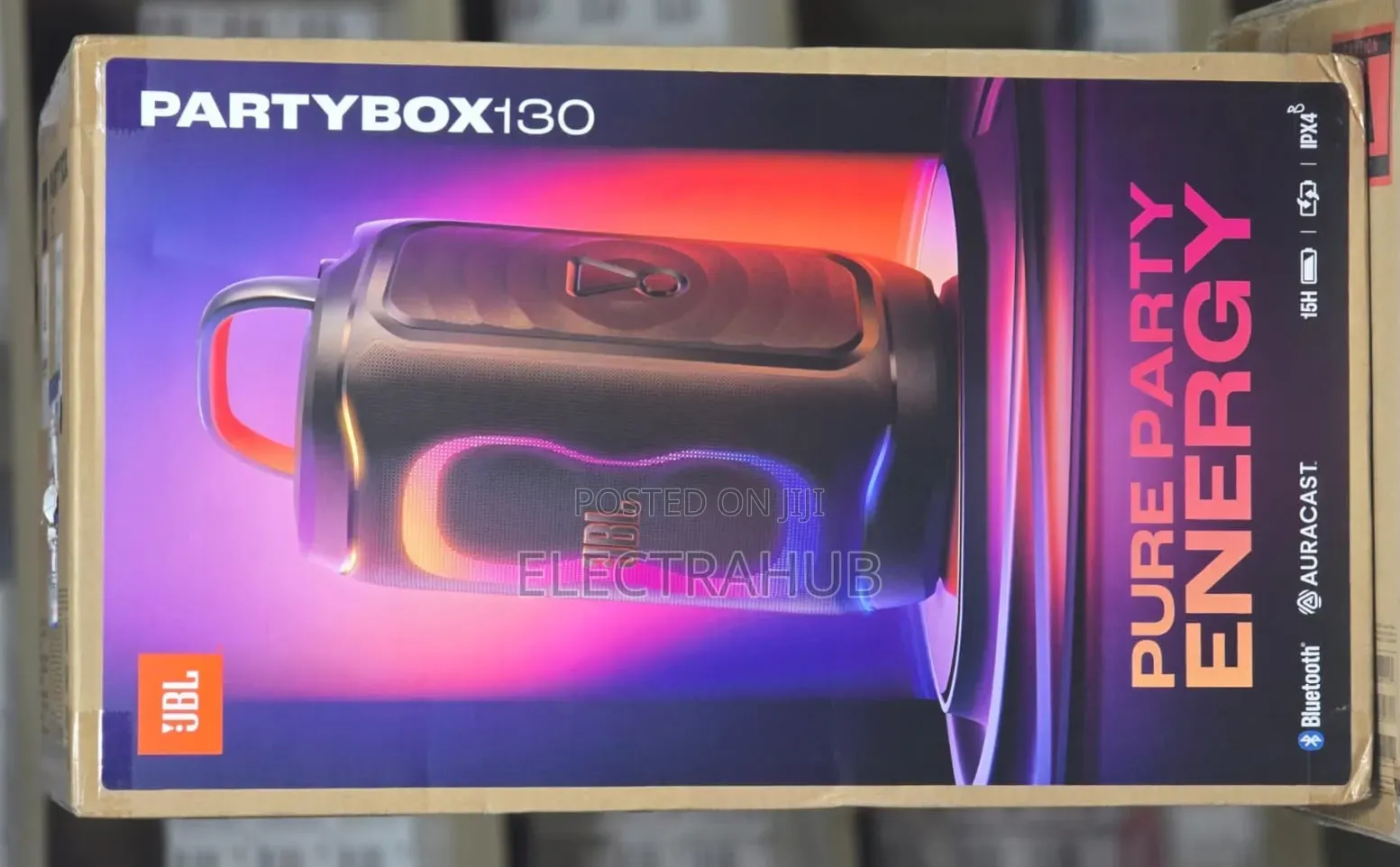 JBL PARTYBOX 130 Portable Speaker Brand New Sealed