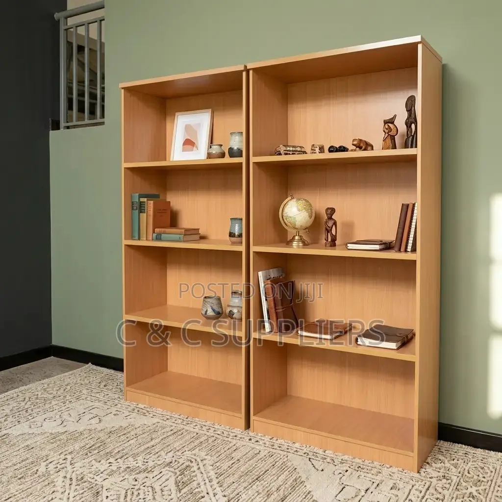 4-Tier Wooden Bookcase.