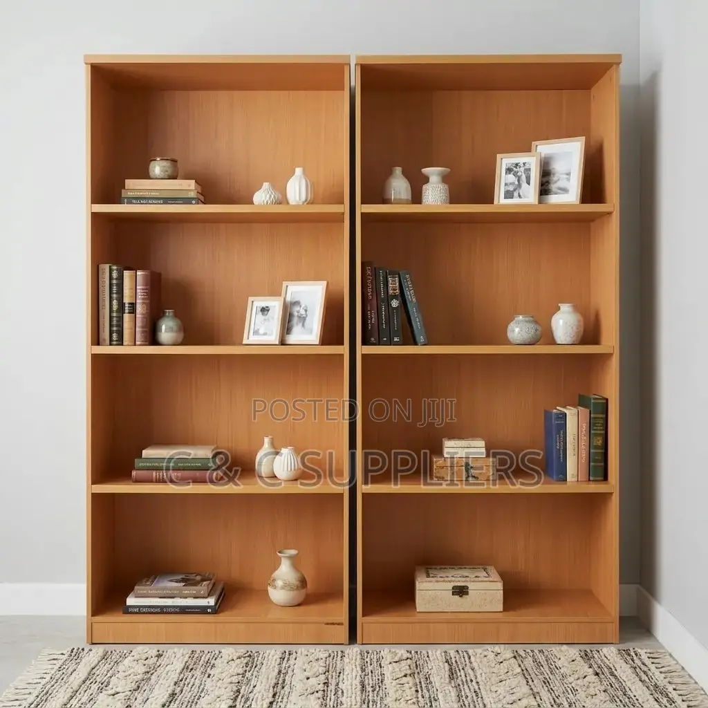 4-Tier Wooden Bookcase.