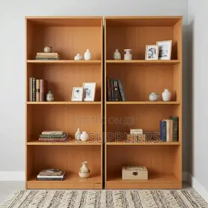 4-Tier Wooden Bookcase.
