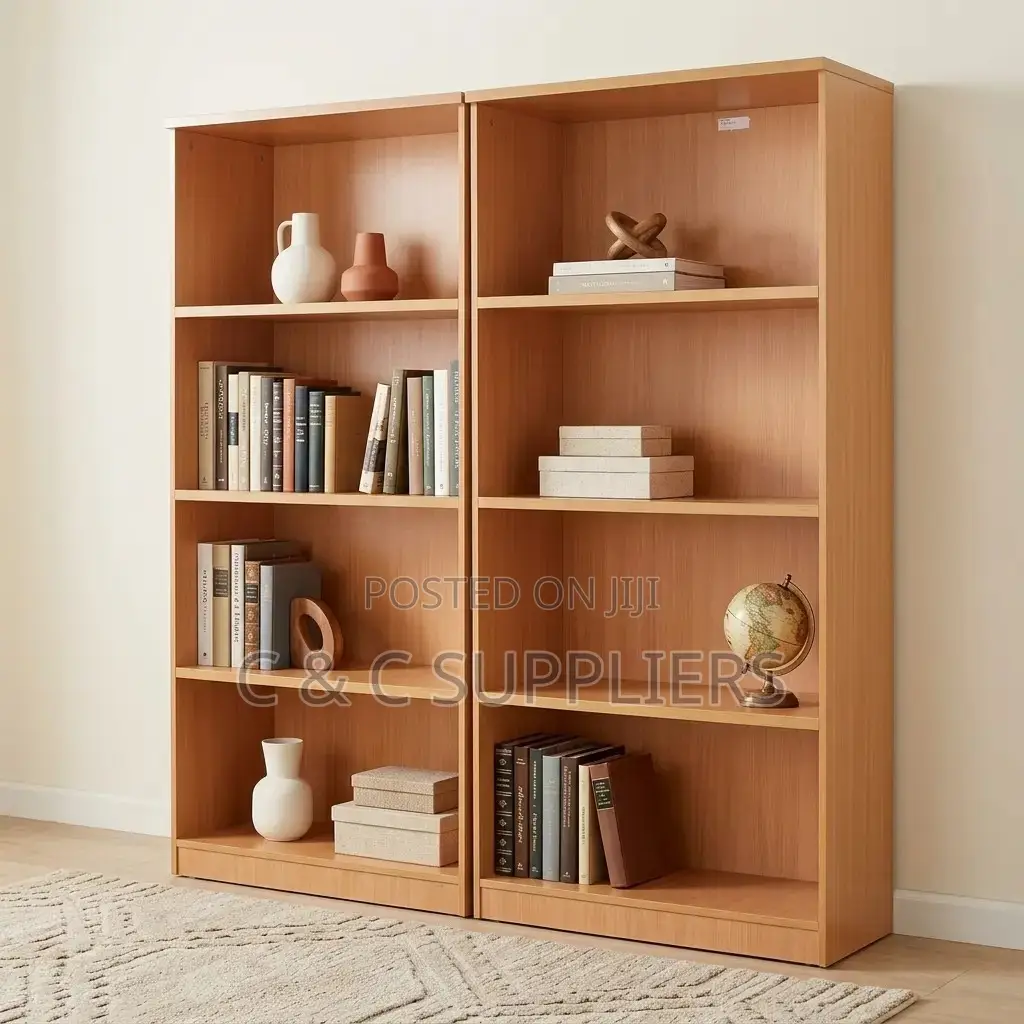 4-Tier Wooden Bookcase.