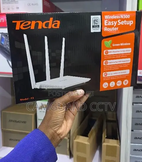 Tenda F3 N300 Wireless Router 3 External Antennas