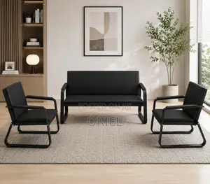 Office Waiting Sofa : 5-Seater Reception Sofa