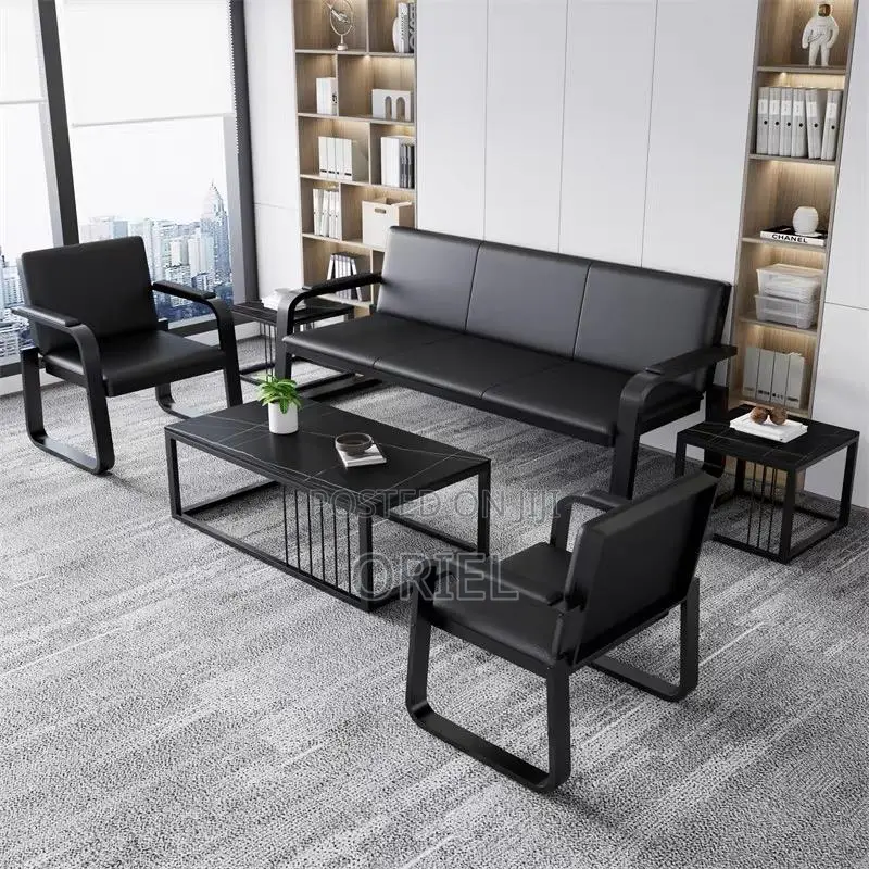 Office Waiting Sofa : 5-Seater Reception Sofa