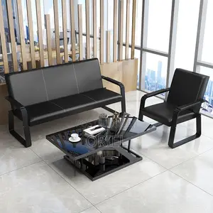 Office Waiting Sofa : 5-Seater Reception Sofa