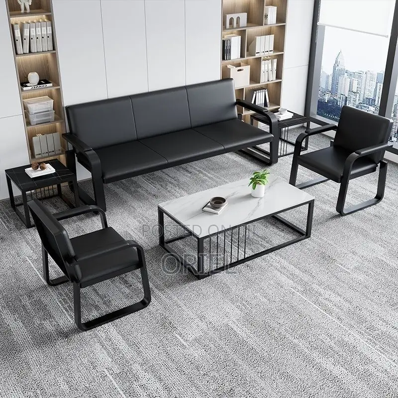 Office Waiting Sofa : 5-Seater Reception Sofa