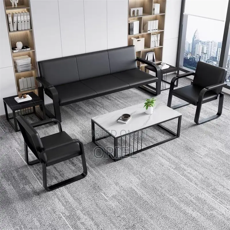 Office Waiting Sofa : 5-Seater Reception Sofa
