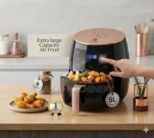 Nunix 5L Oil-Free Digital Air Fryer - 1 Year Warranty/Air Fryer
