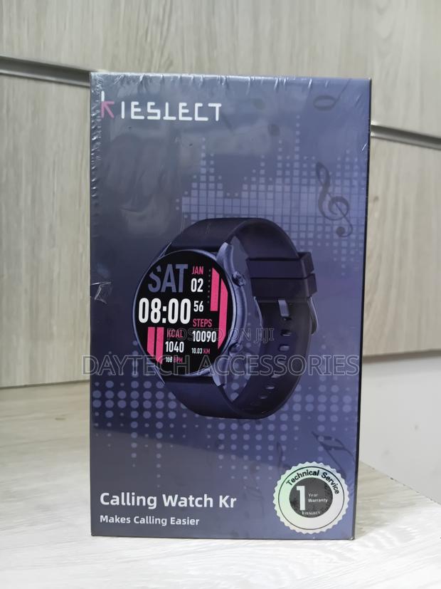 Kieslect KR Calling Smart Watch - Black - main view
