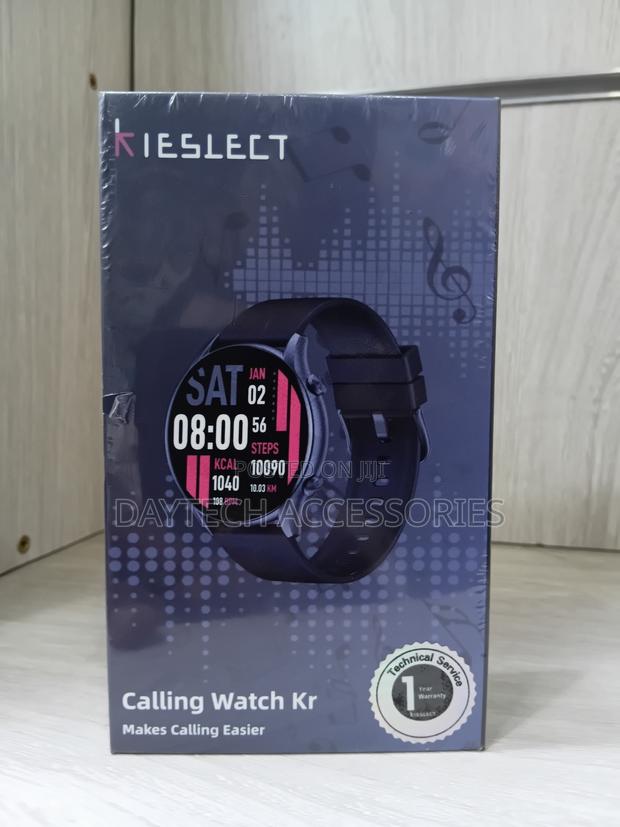 Kieslect KR Calling Smart Watch - Black - thumbnail 2