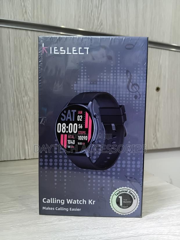 Kieslect KR Calling Smart Watch - Black - thumbnail 3