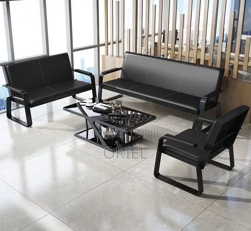 Office Waiting Sofa : 5-Seater Reception Sofa