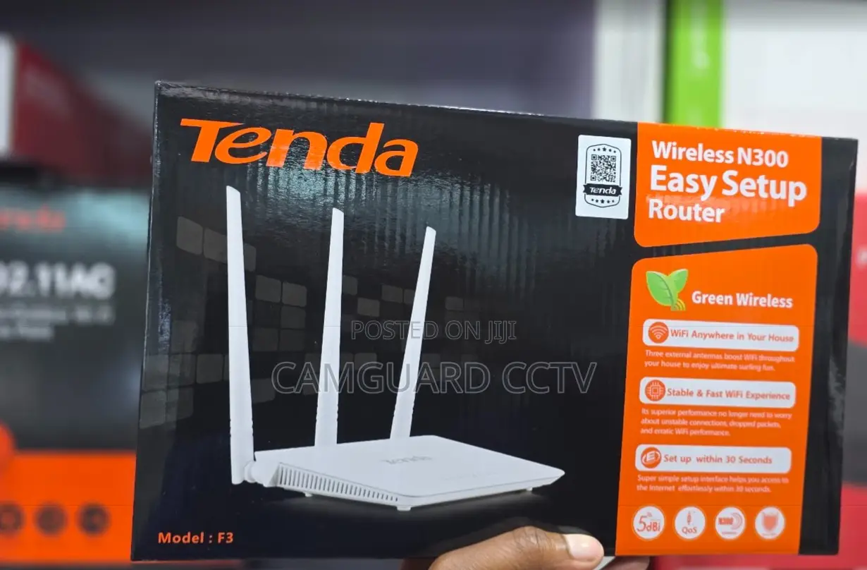 Tenda F3 Home WiFi Router 300Mbps With Easy Setup