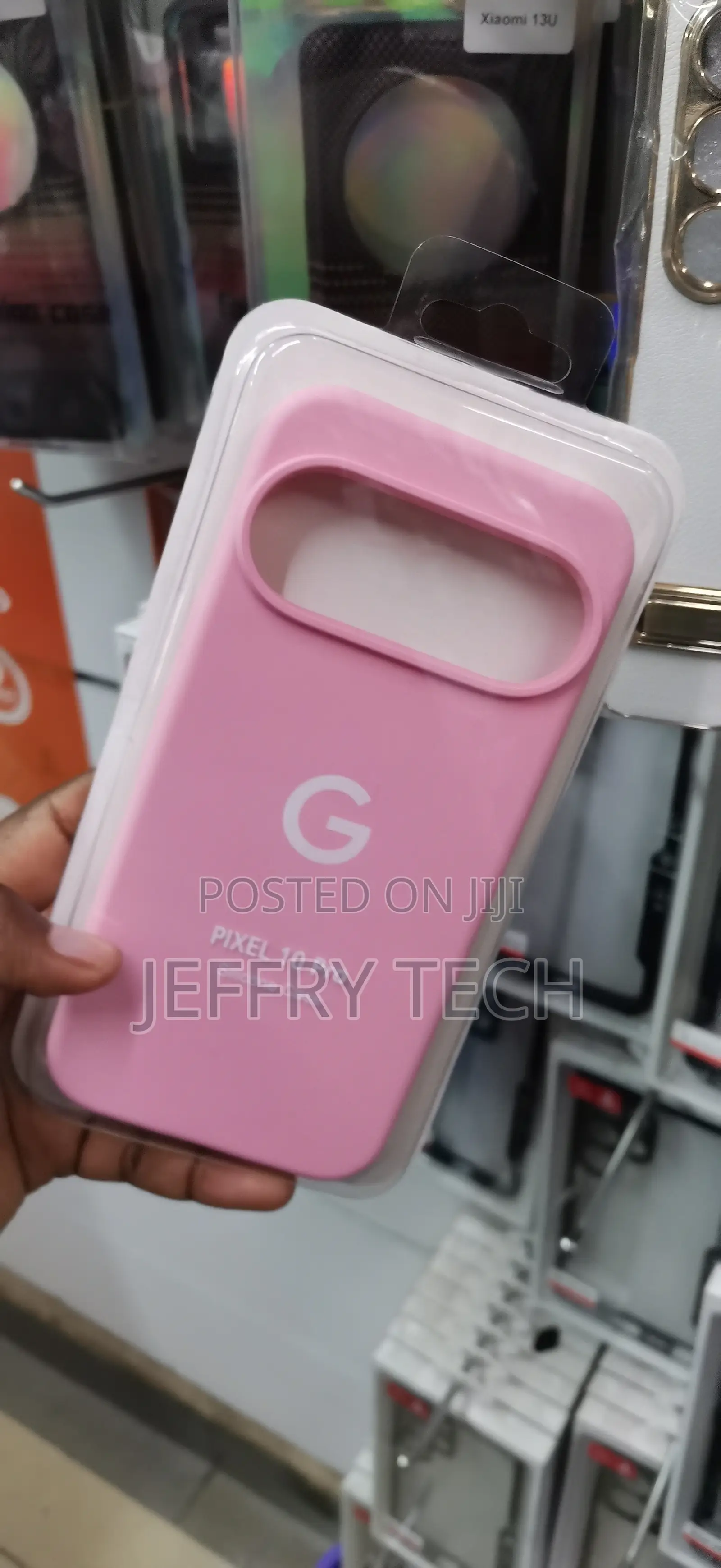 PIXEL 10 Pro", Featuring a Cutout for the Horizontal Camera Bar