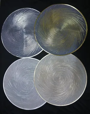 6pcs PVC Waterproof Non Woven Table Mats