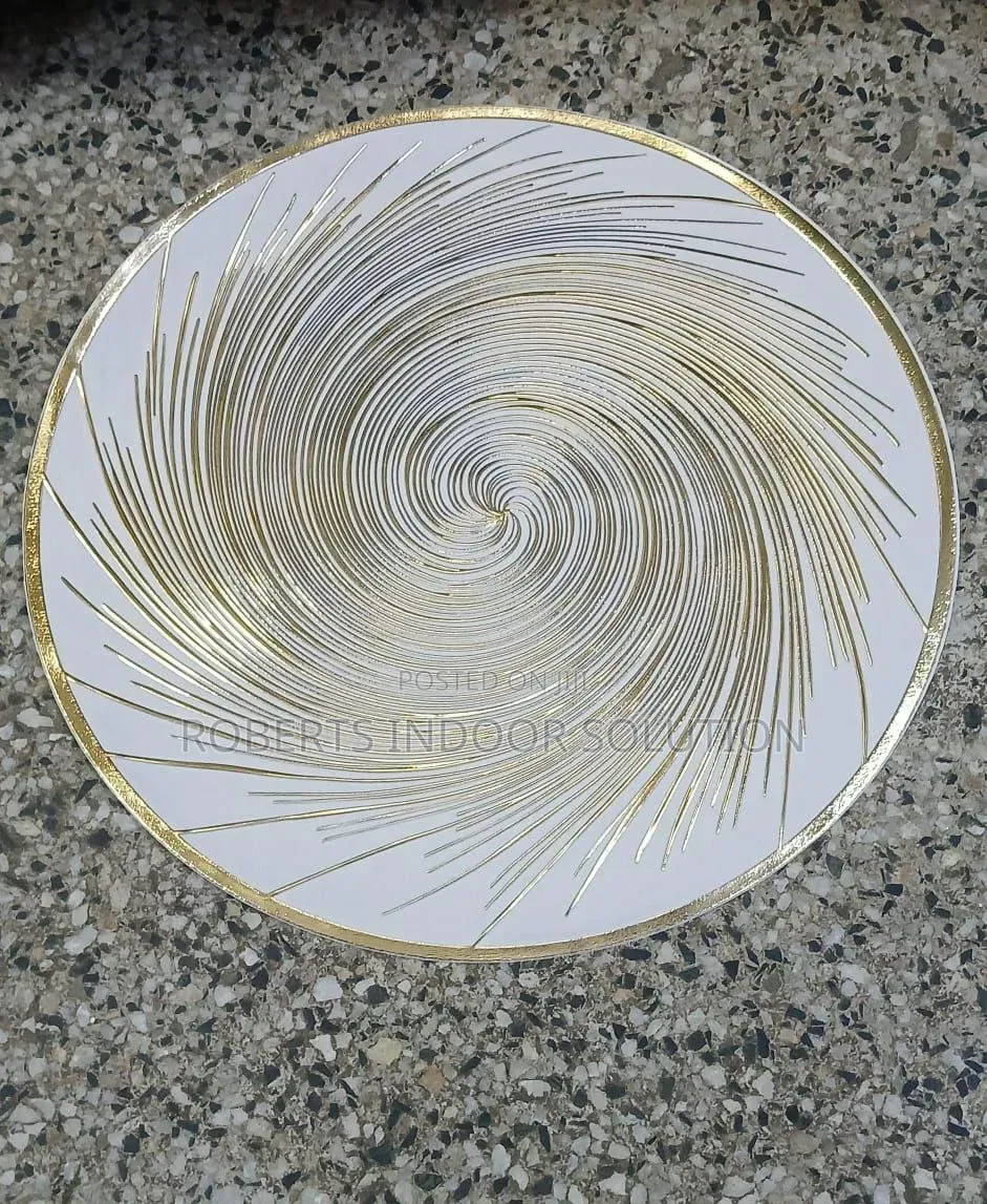 6pcs PVC Waterproof Non Woven Table Mats