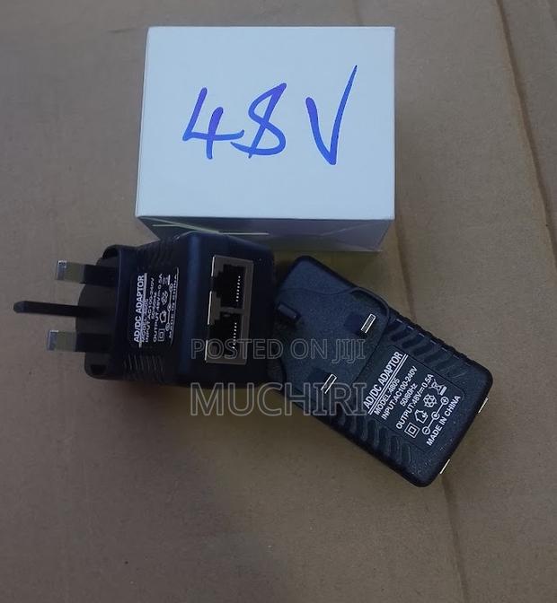 48V Power Over Ethernet PoE Injector for Networking Devices
