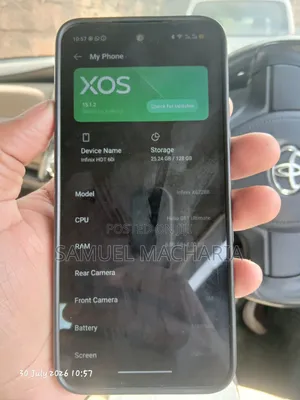 Infinix Hot 60i 128 GB Silver