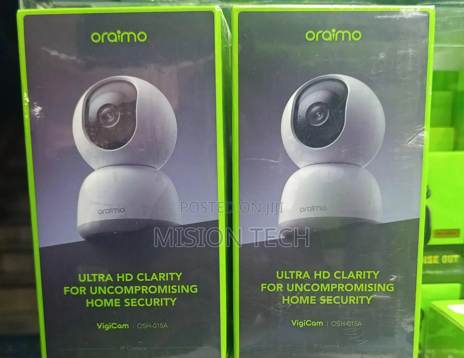 Oraimo Vigicam 3MP Ultra HD Night Vision IP Camera 